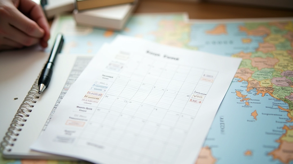 Dance planning calendar